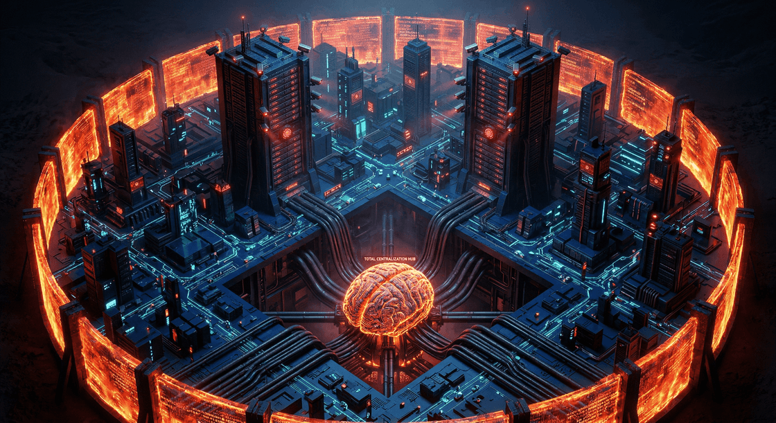 Symbolic imagery of digital walls and underground resistance